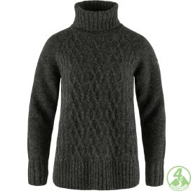 Fjällräven Övik Cable Knit Roller Neck W
