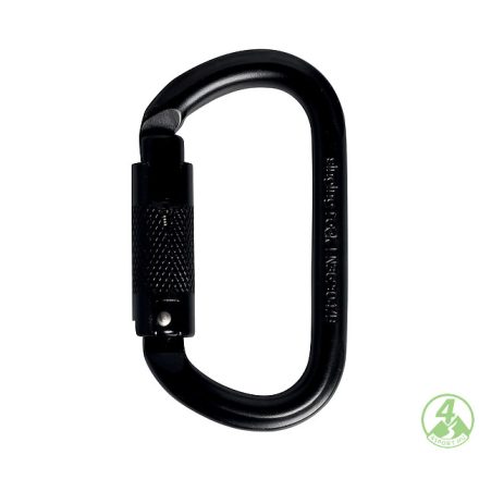 Singing Rock Oval steel carabiner TRIPLE LOCK
