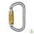 Singing Rock Steel oval carabiner TRIPLE LOCK